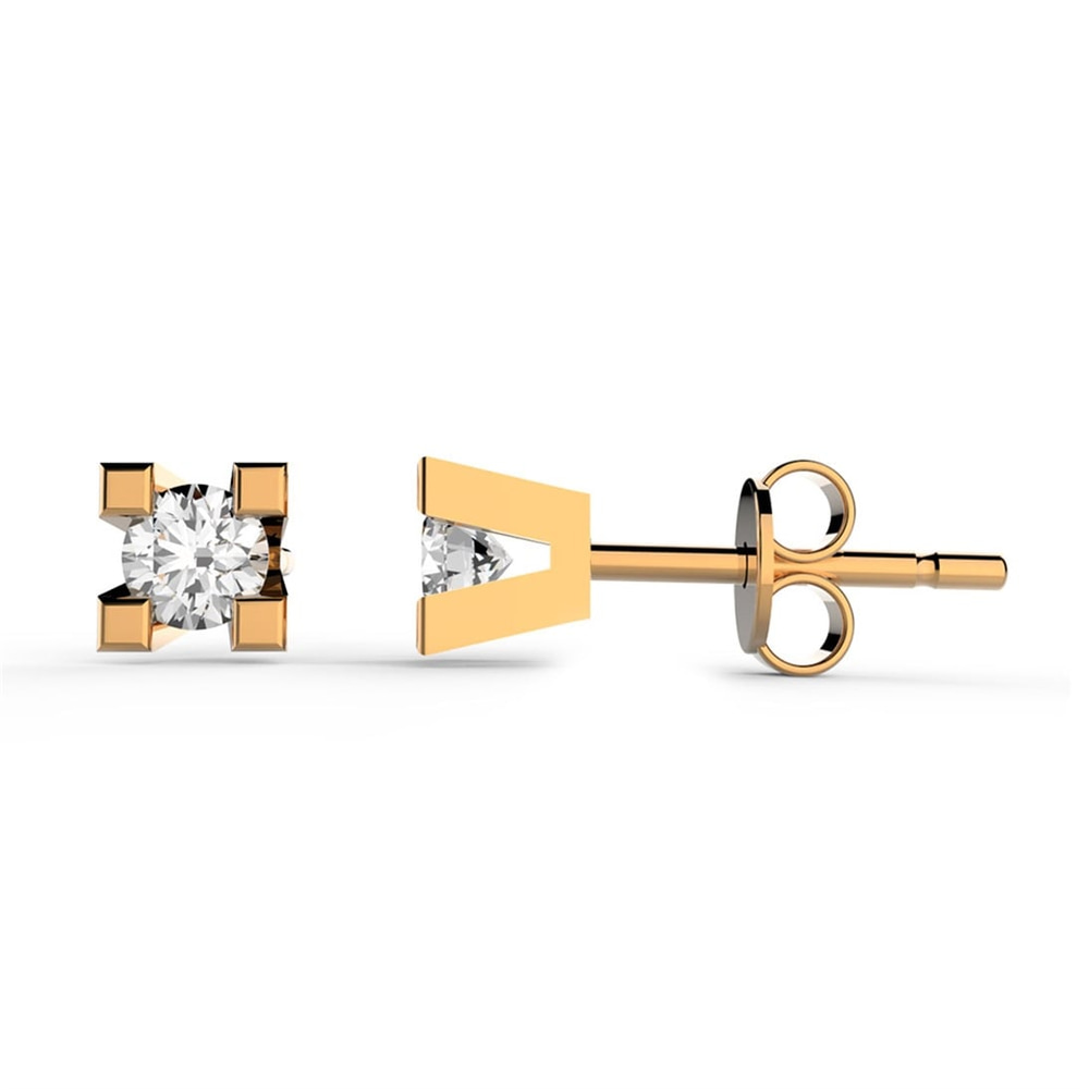 Goldstore-Zirkon Tektaş Küpe