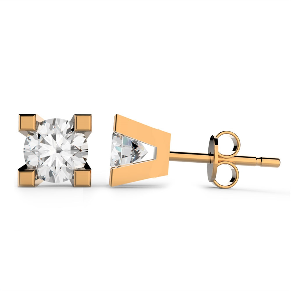 Goldstore-Zirkon Tektaş Küpe