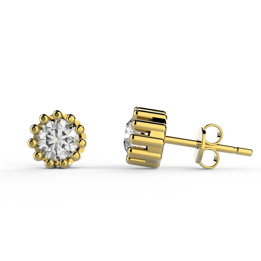 Goldstore-Zirkon Tektaş Küpe