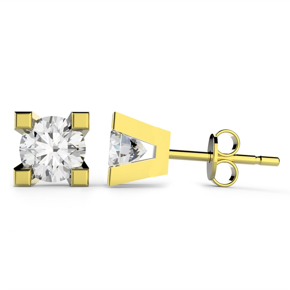 Goldstore-Zirkon Tektaş Küpe
