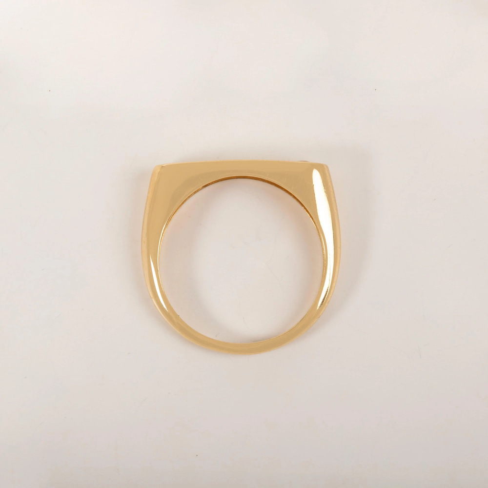 Kişiye Özel Bar Altın Yüzük - Goldstore