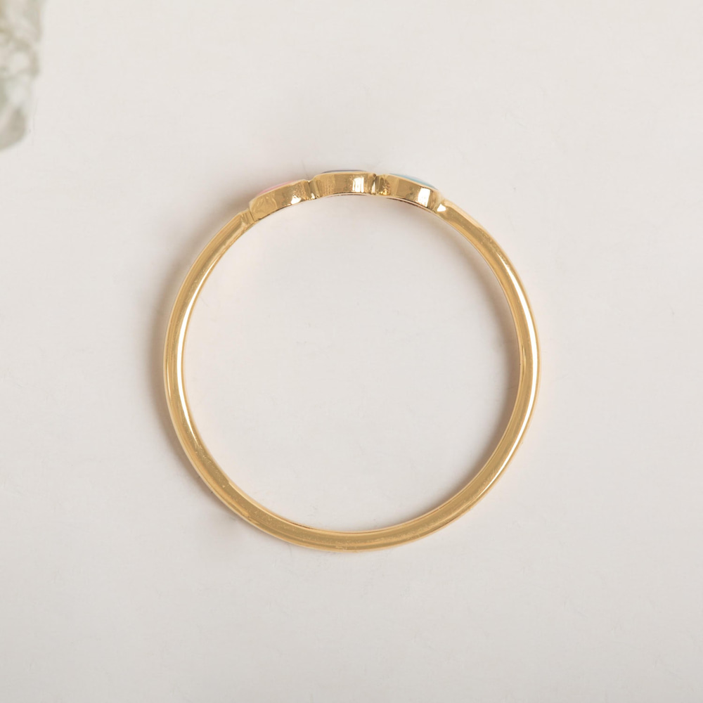 Nazar Boncuğu Altın Yüzük - Goldstore