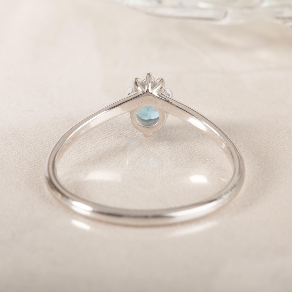 Pırlanta Işıltılı Topaz Altın Yüzük - Goldstore