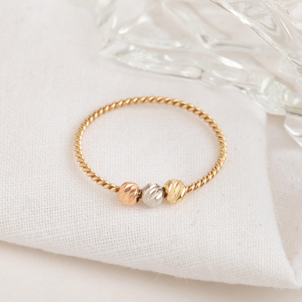 Ruhsal Altın Boncuk Yüzük - Goldstore