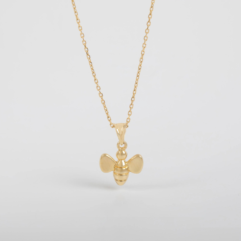 Sevimli Arı Altın Kolye  - Goldstore