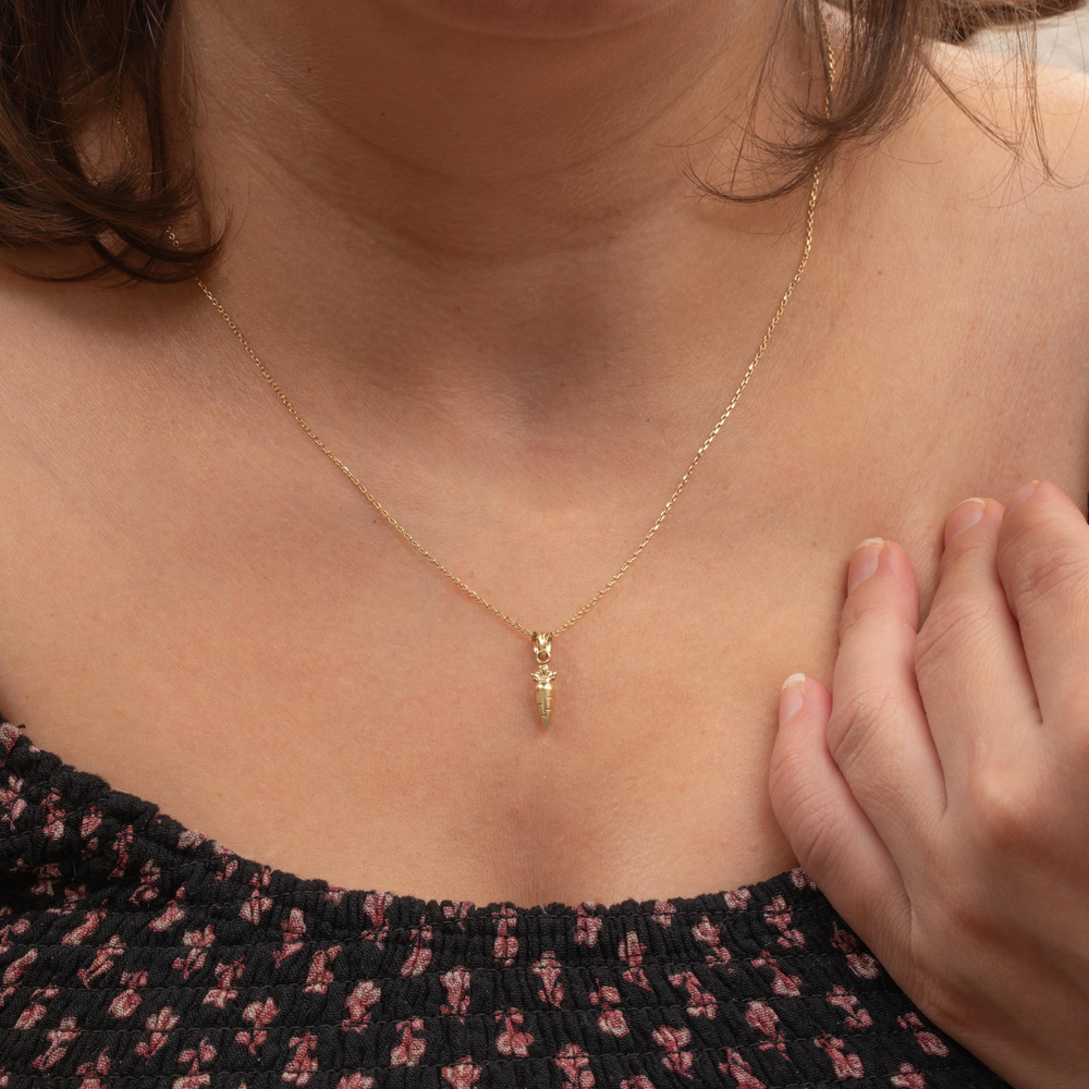 Şirin Havuç Altın Kolye - Goldstore