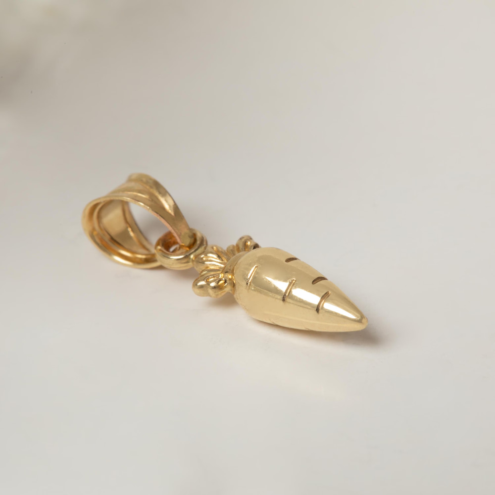 Şirin Havuç Altın Kolye - Goldstore