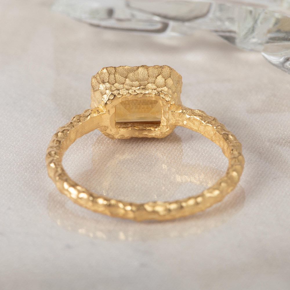 Sitrin Işıltısı Altın Yüzük - Goldstore