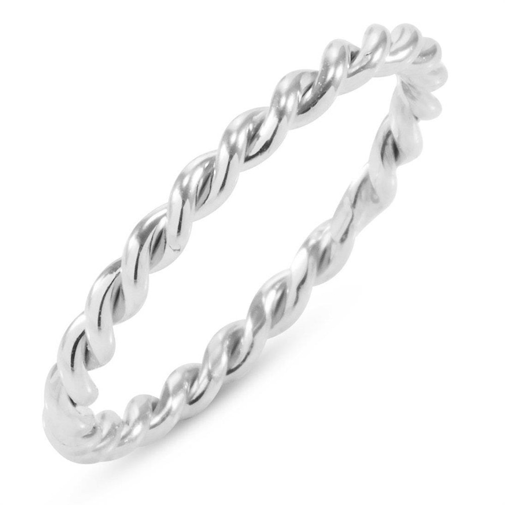 Solid Gold Twisted Ring - Goldstore