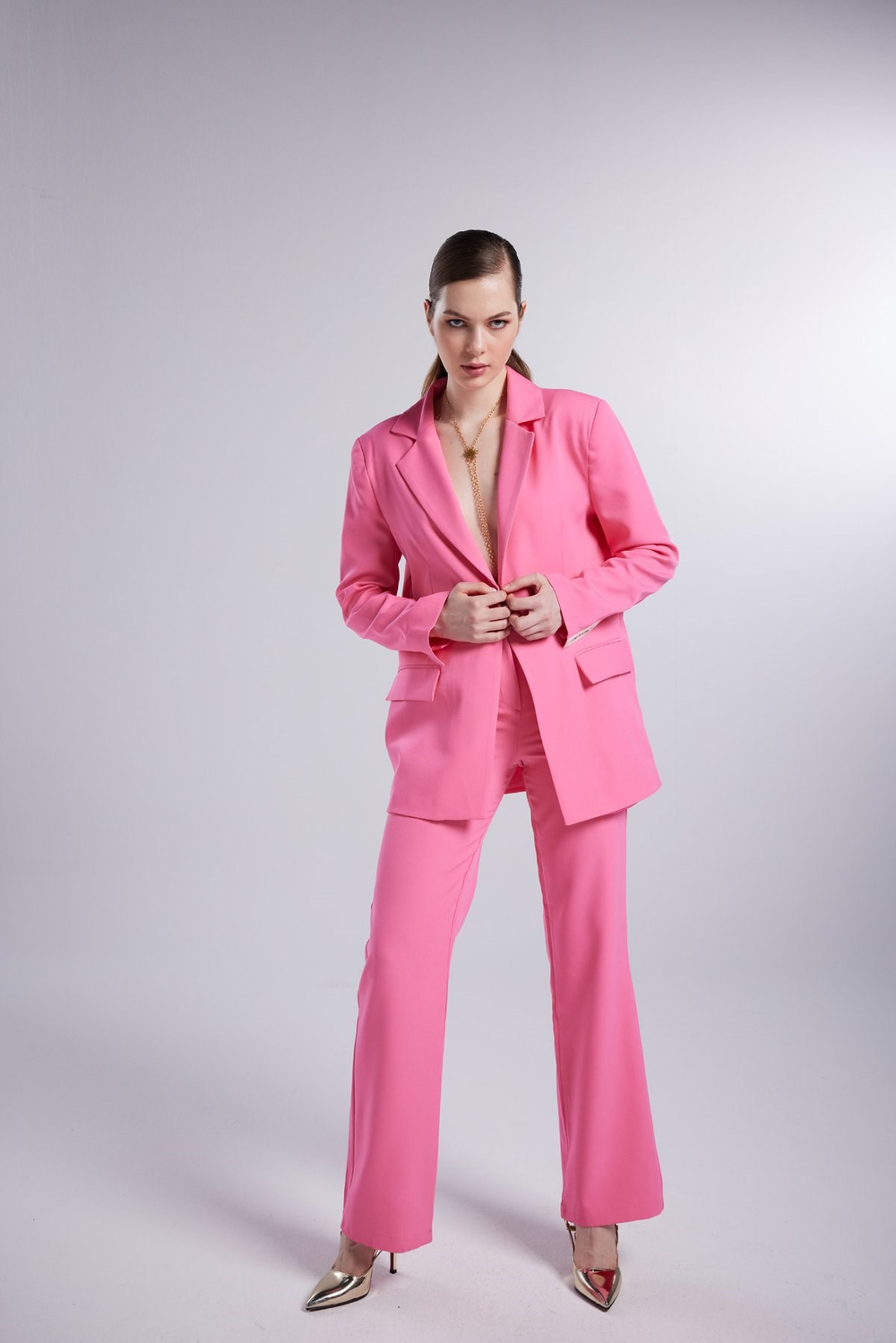 Panky Blazer Jacket Pink