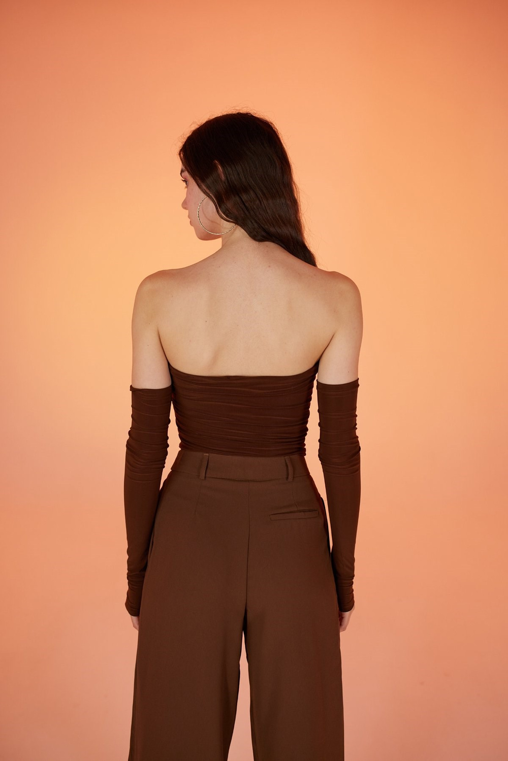 Smooth Blouse Brown
