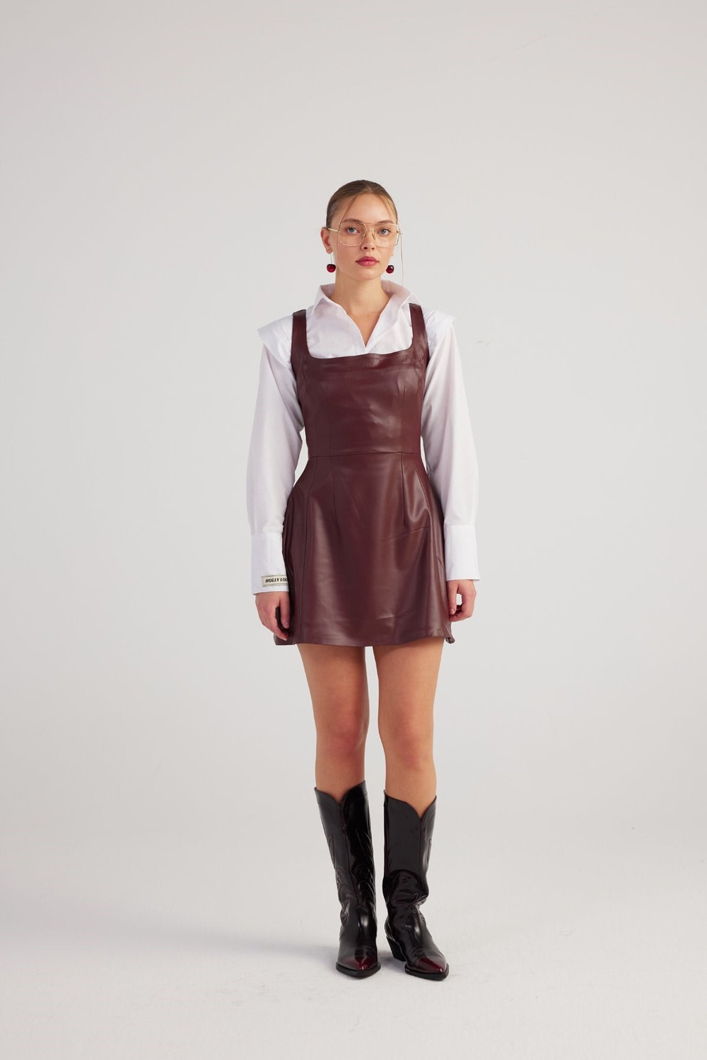Larissa Dress Claret Red