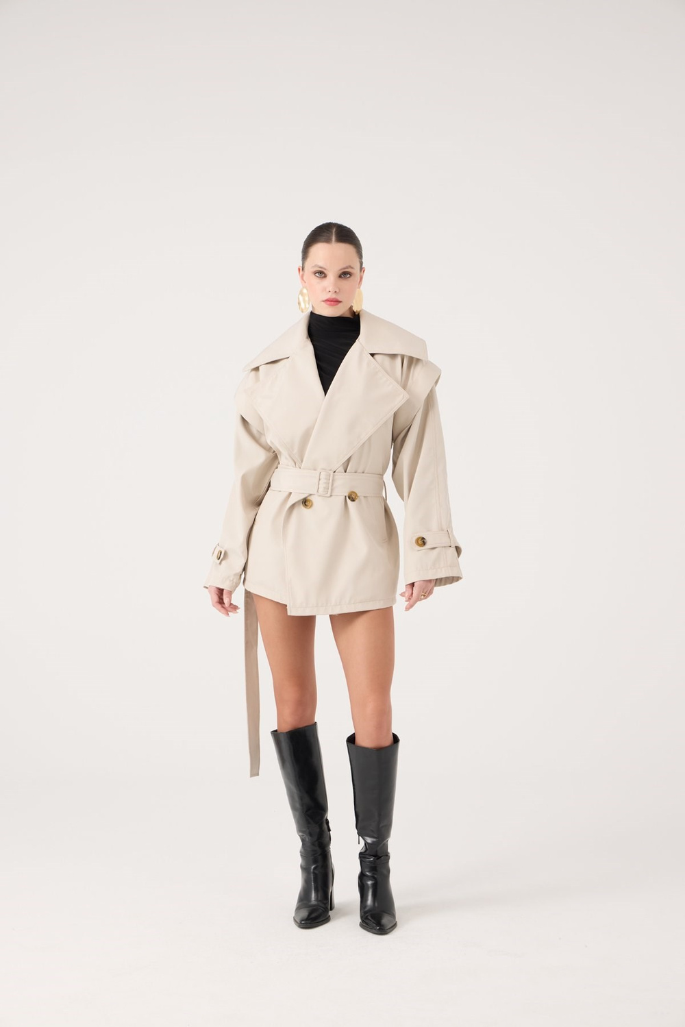 Sara Trench Coat Beige