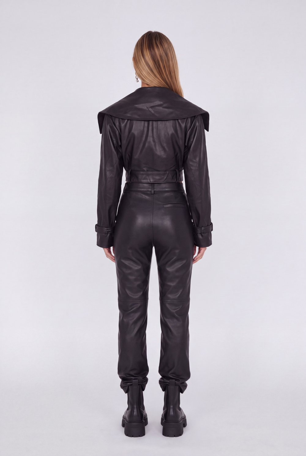 Neeko Leather Jacket Black