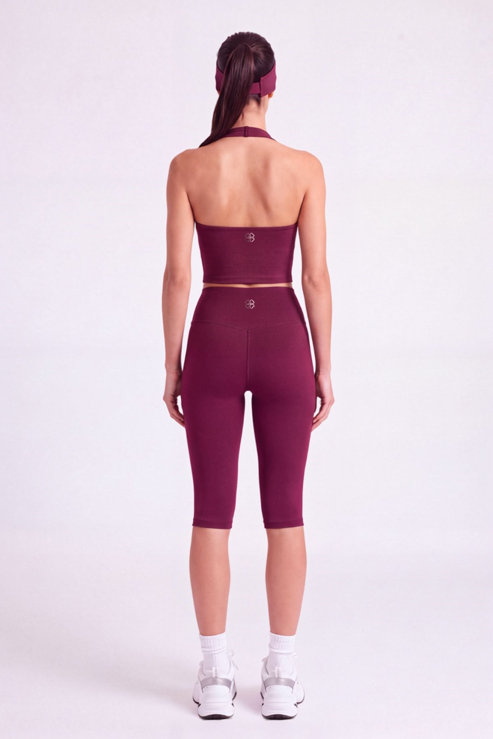 Kayla Capri Pants Burgundy