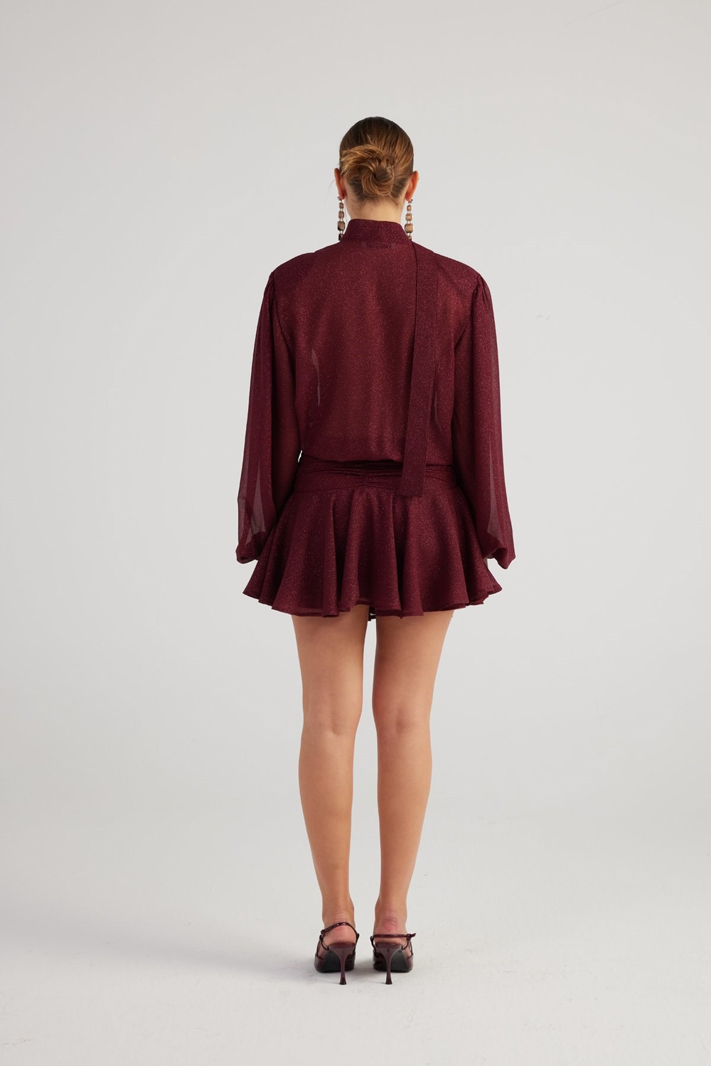 Vanesa Dress Claret Red