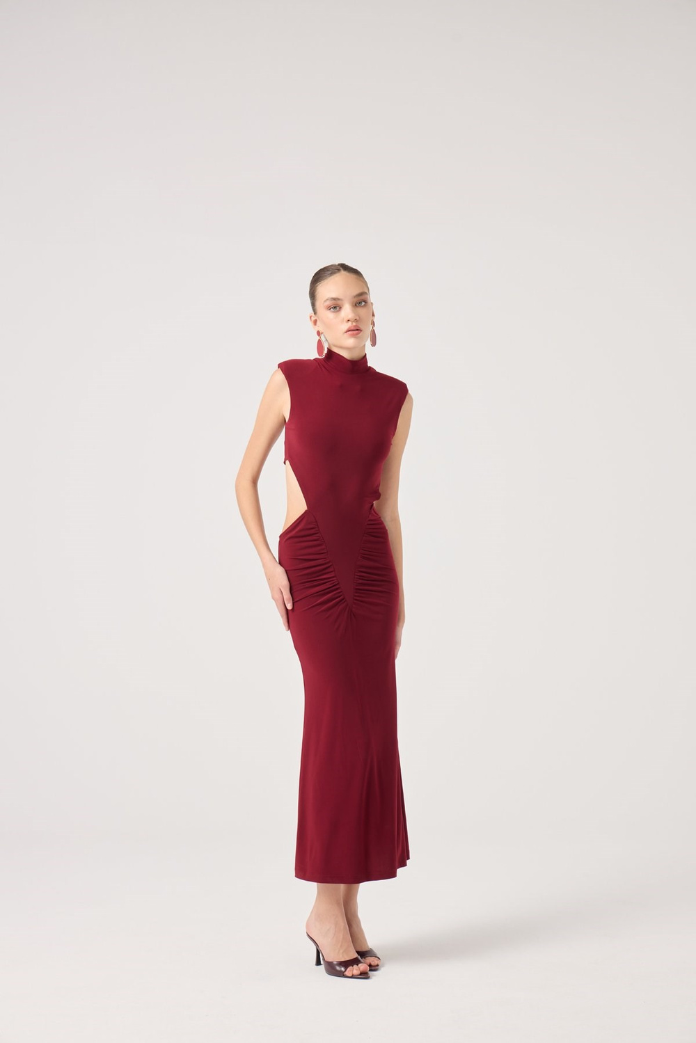 Zuzana Dress Burgundy