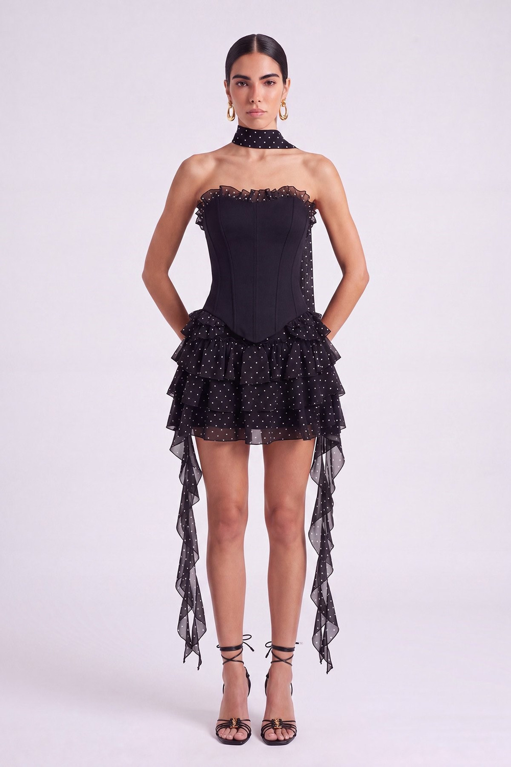 Una Short Skirt Black