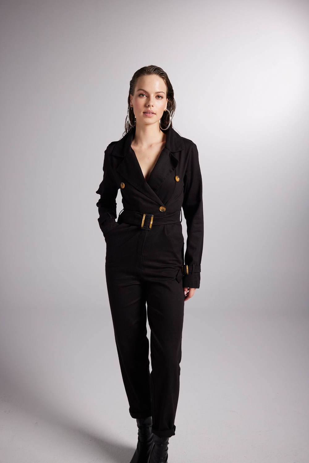Solano Overalls Black