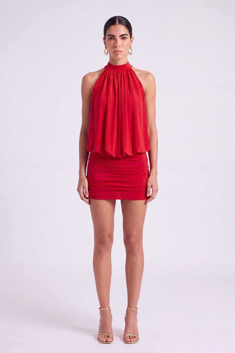 Natalia Dress Red