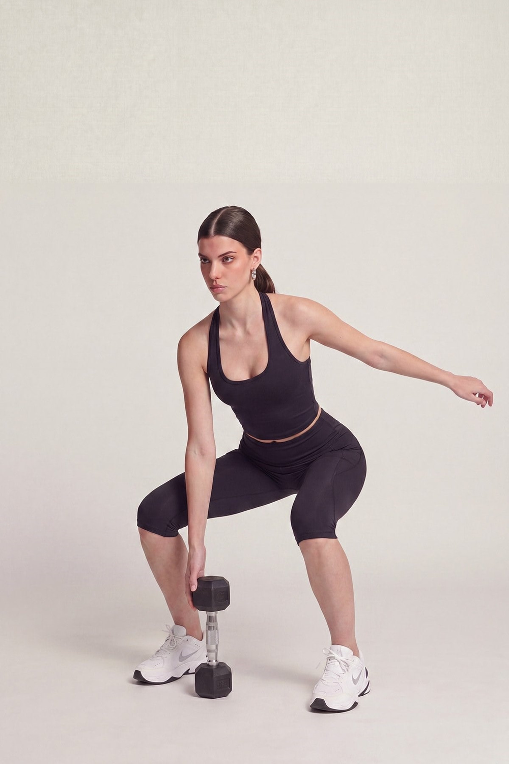Kayla Capri Leggings Black