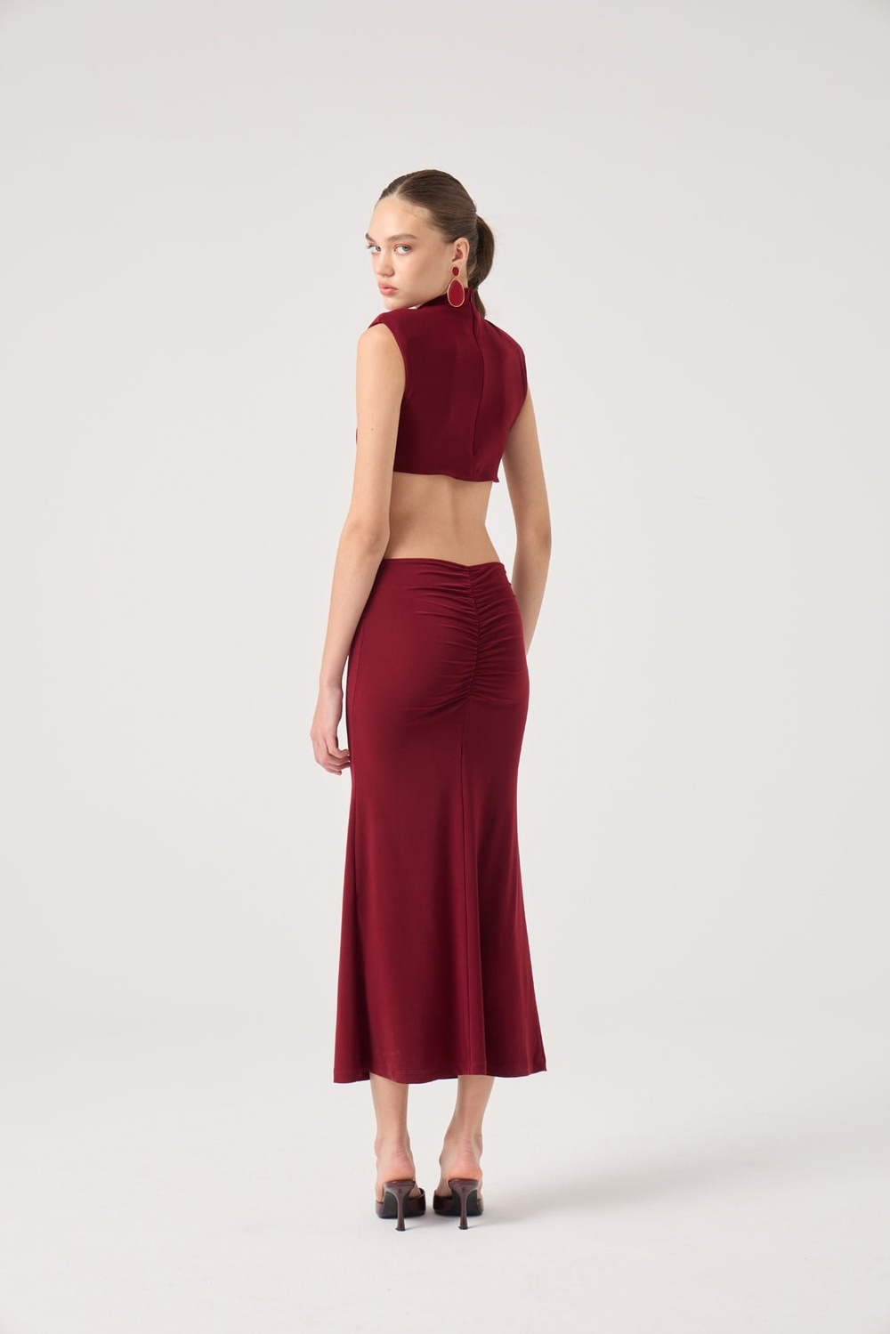 Zuzana Dress Burgundy
