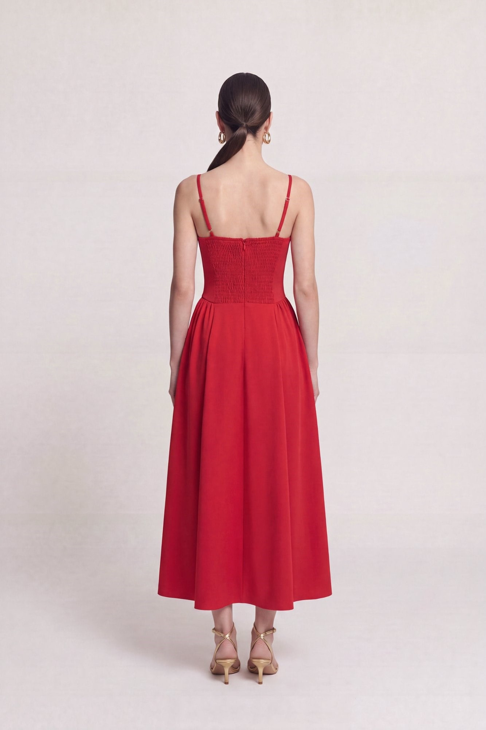 Bridged Dress Red
