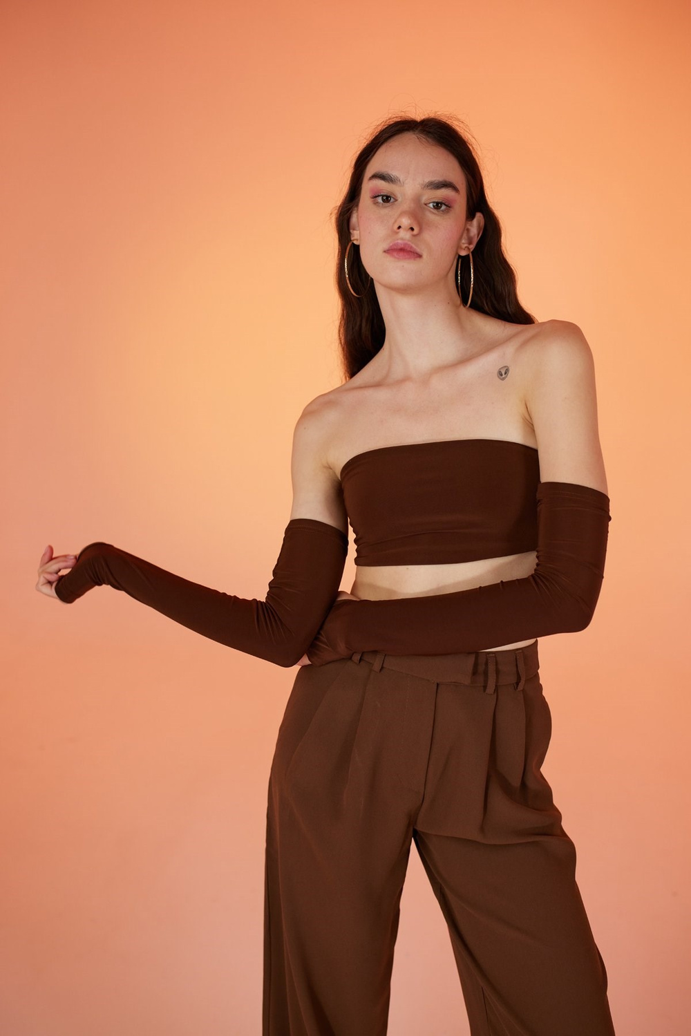 Noir Blouse Brown