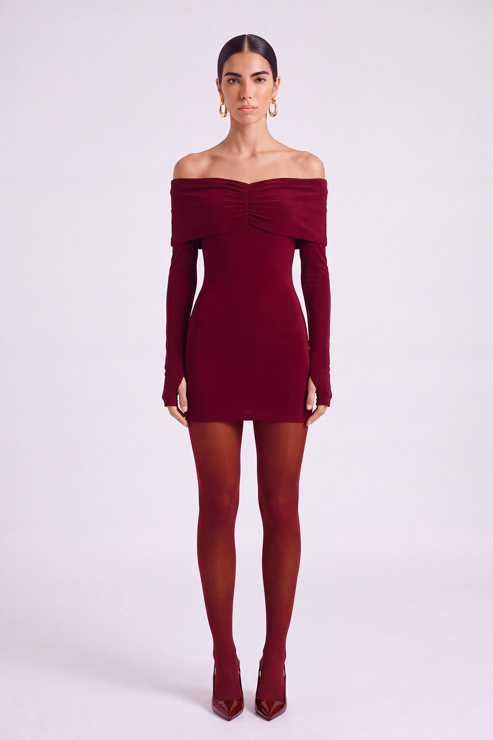 Dreamer Dress Burgundy
