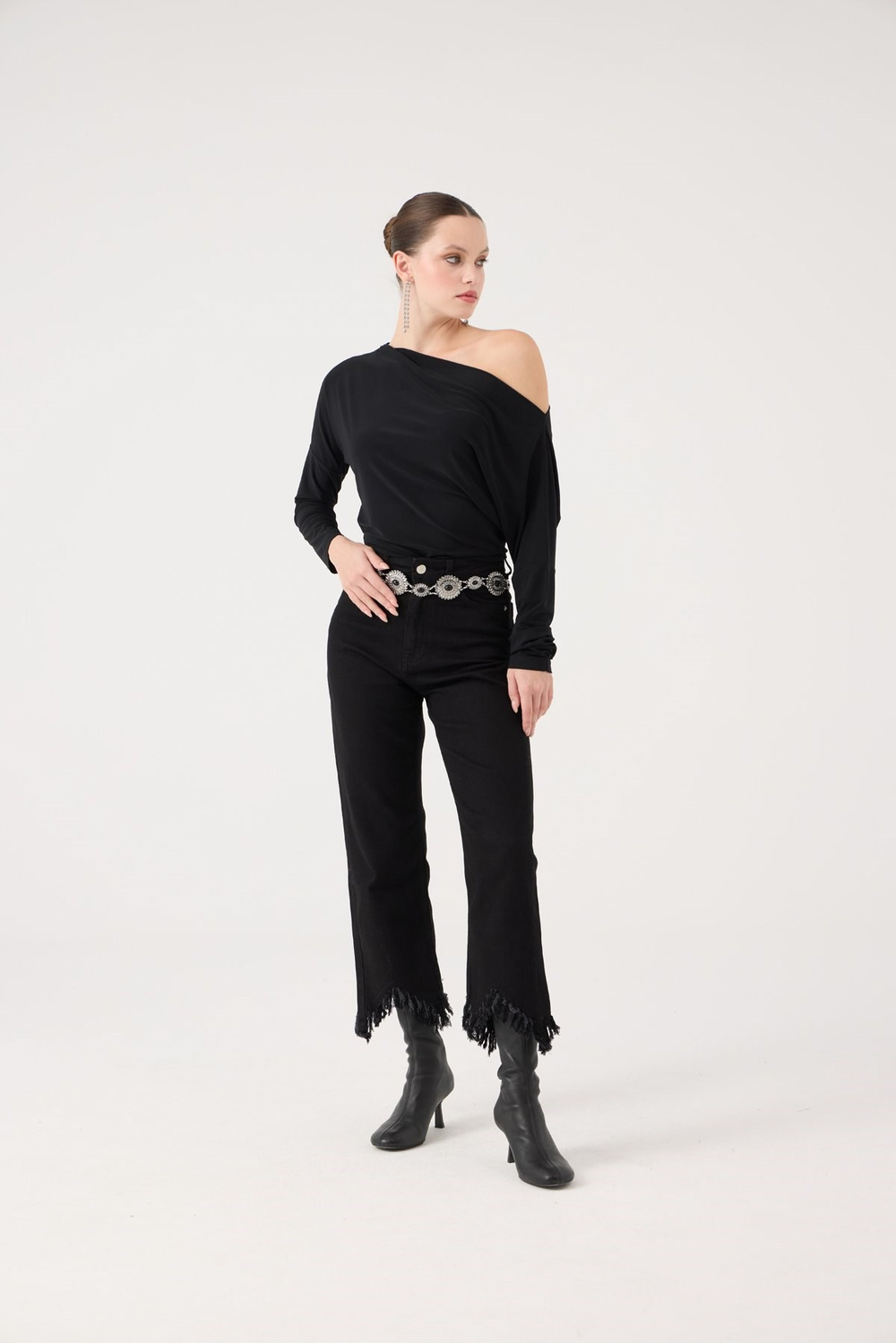 Swan Jean Trousers Black