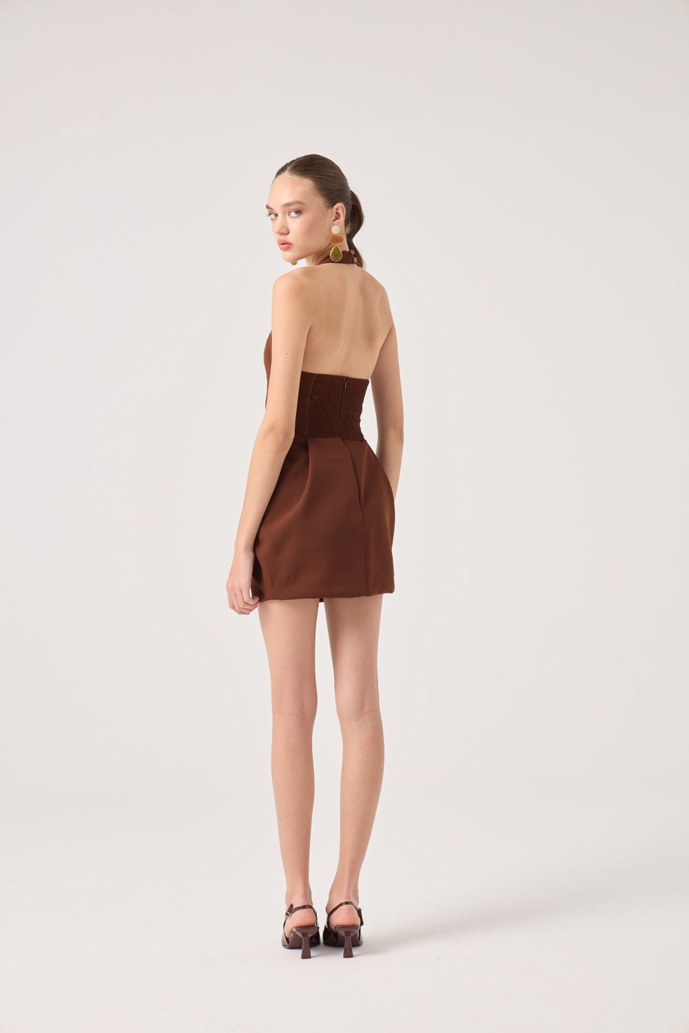 Yerry Dress Brown