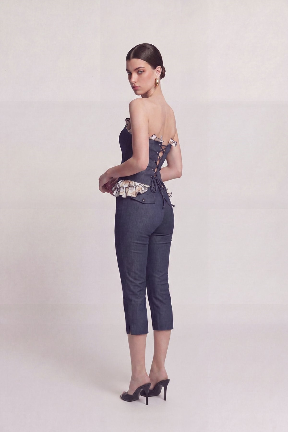 Jean Görünümlü Venus Capri Pantolon Lacivert