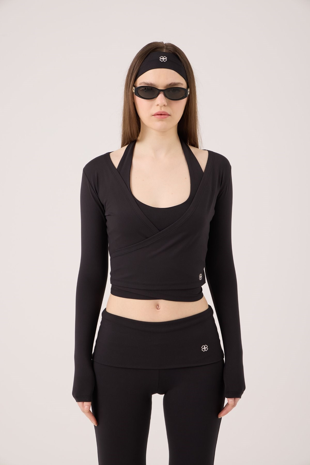 Bağlamalı Crop Kesim Ellen Bolero Siyah
