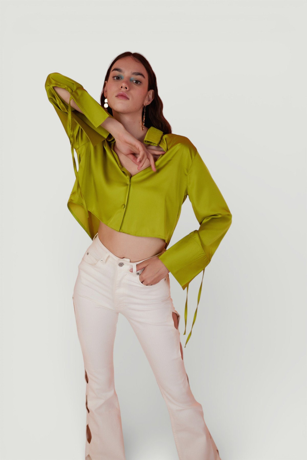 Silky Shirt Green