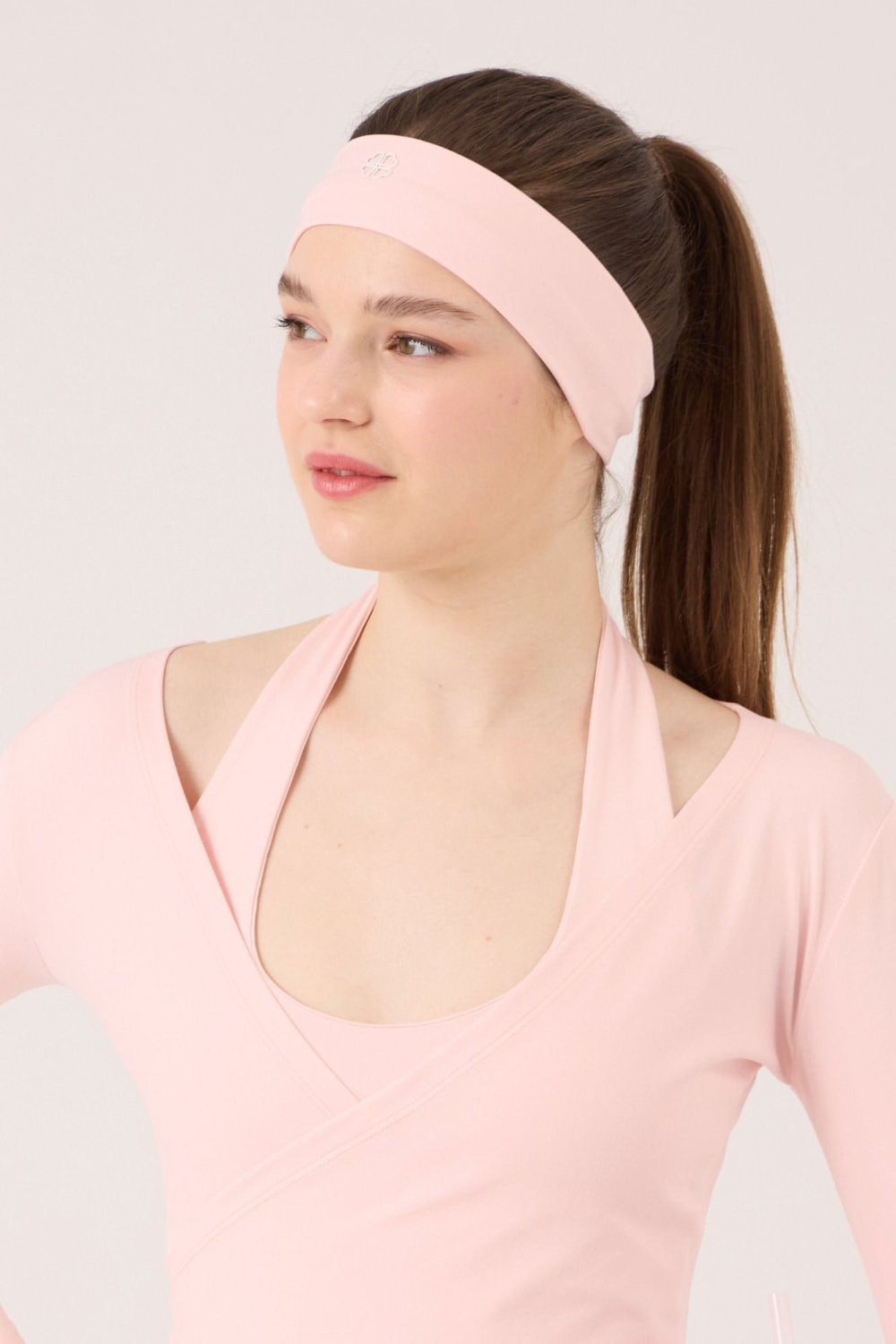  Holly Headband Pink - Yellow Set