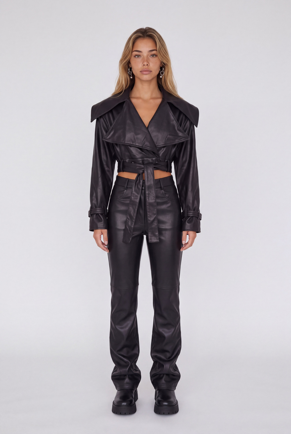 Neeko Leather Jacket Black