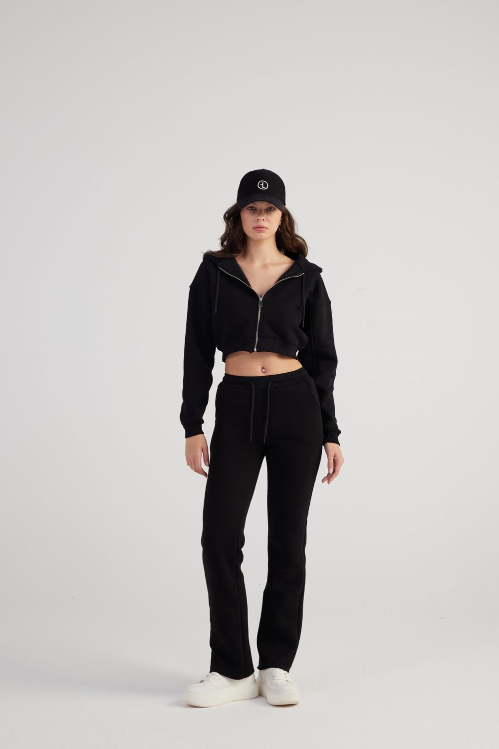 Mixed Sweatpants Black