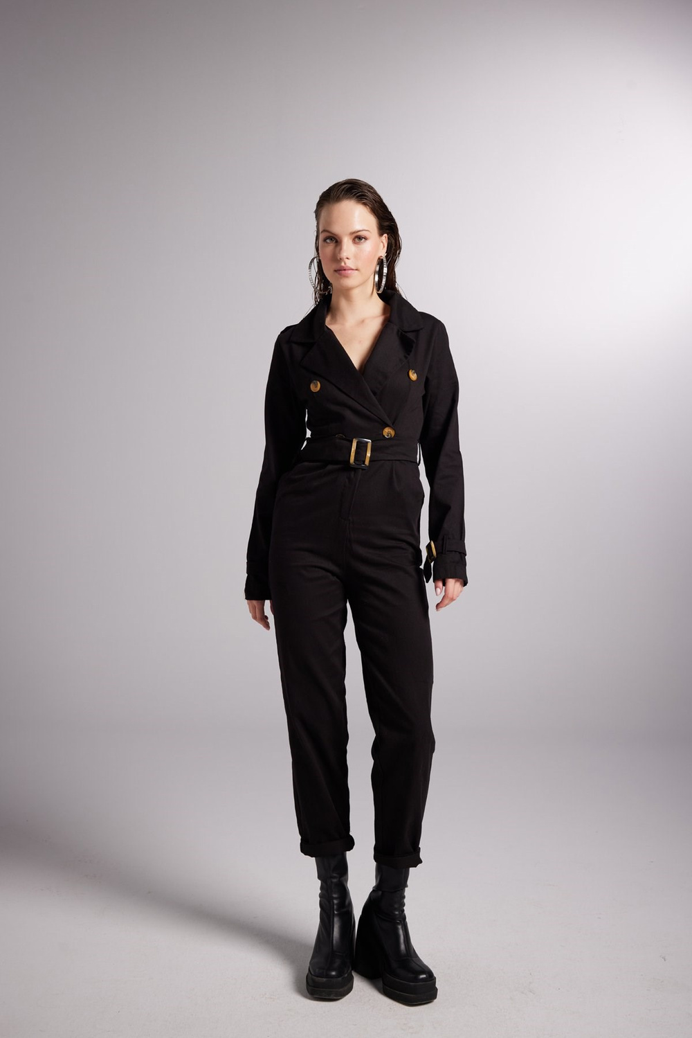 Solano Overalls Black