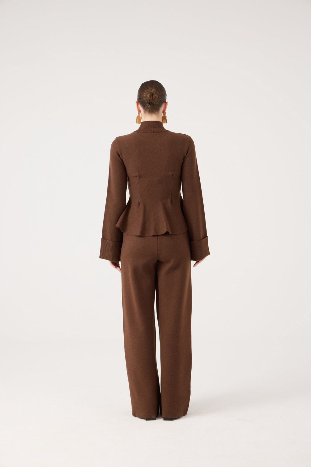 Madeline Knitwear Set Brown