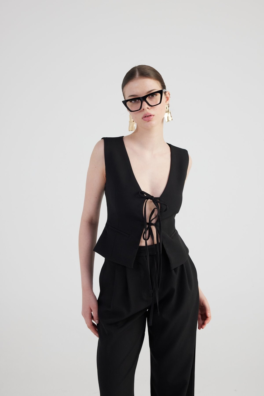 Frida Vest Black