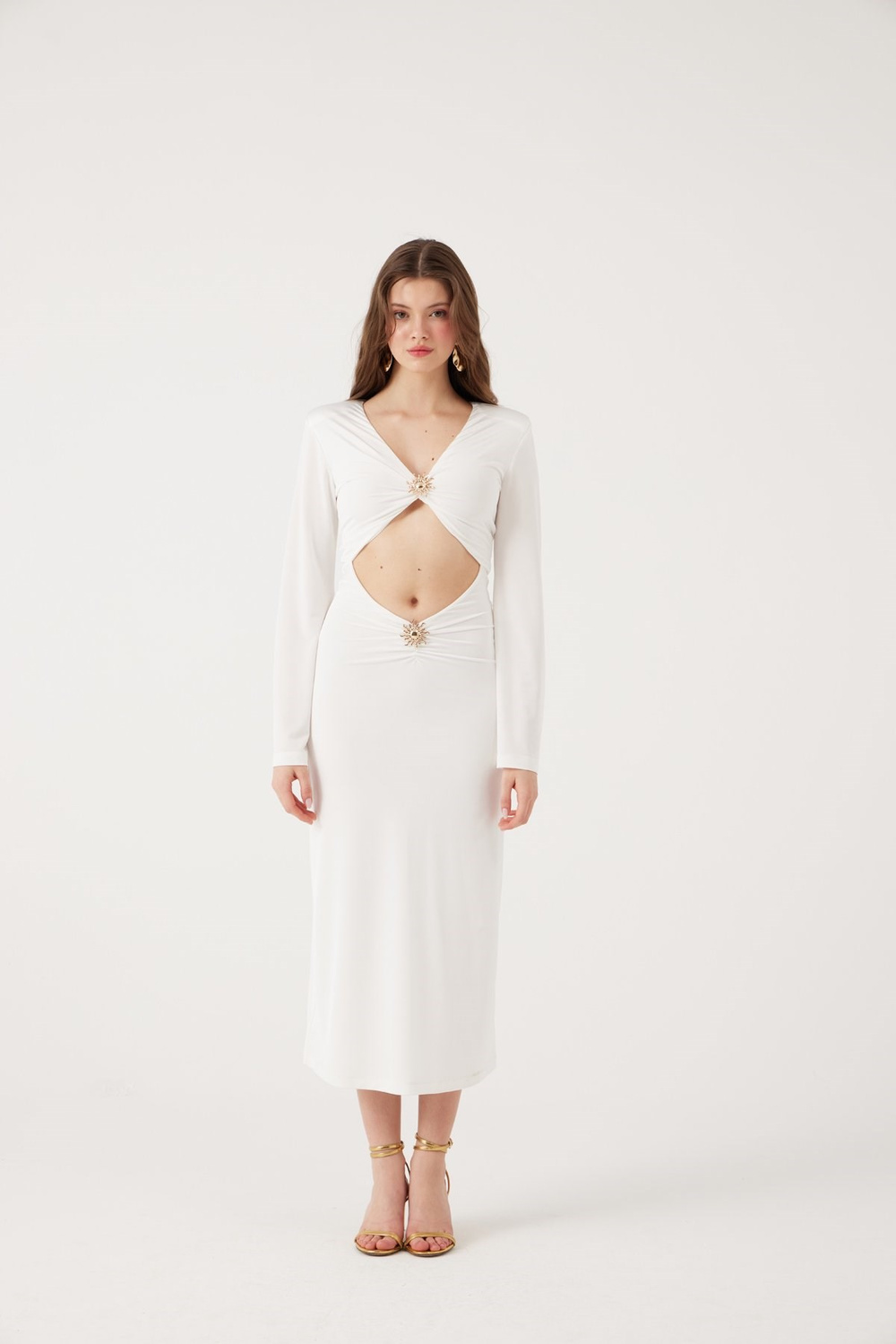 Sunlit Dress White
