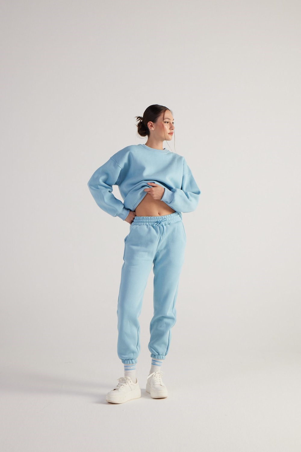 Fluffy Sweatpants Blue