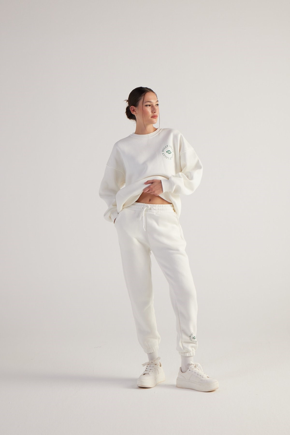 Fine Sweatpants Ecru