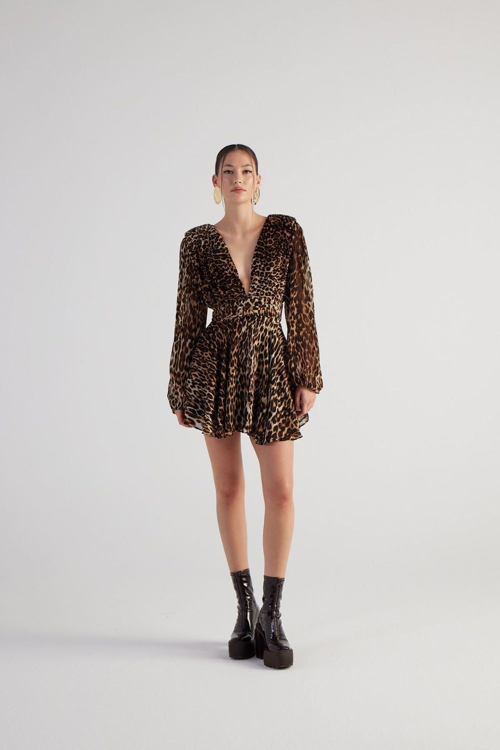 Janet Dress Brown