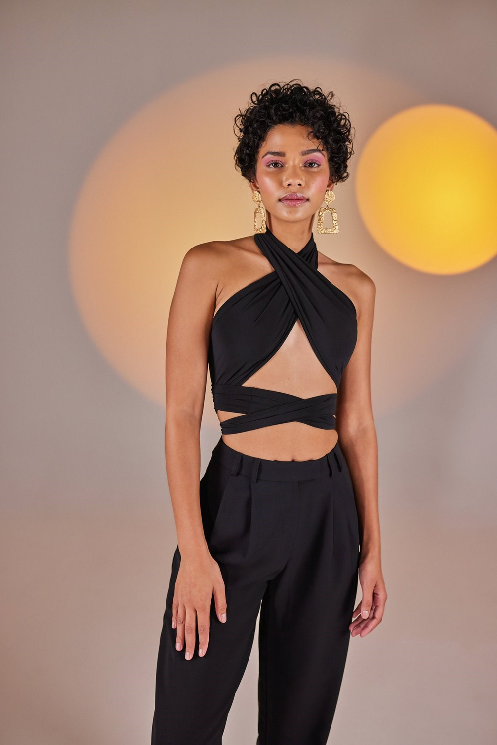 Wrap Top Black