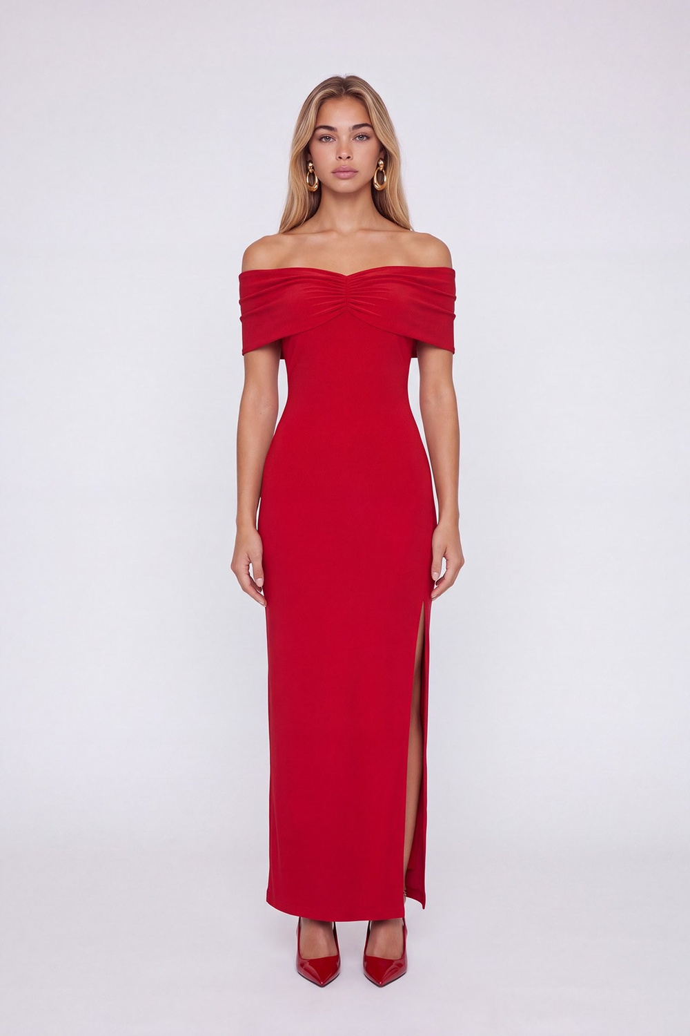 Leila Dress Red