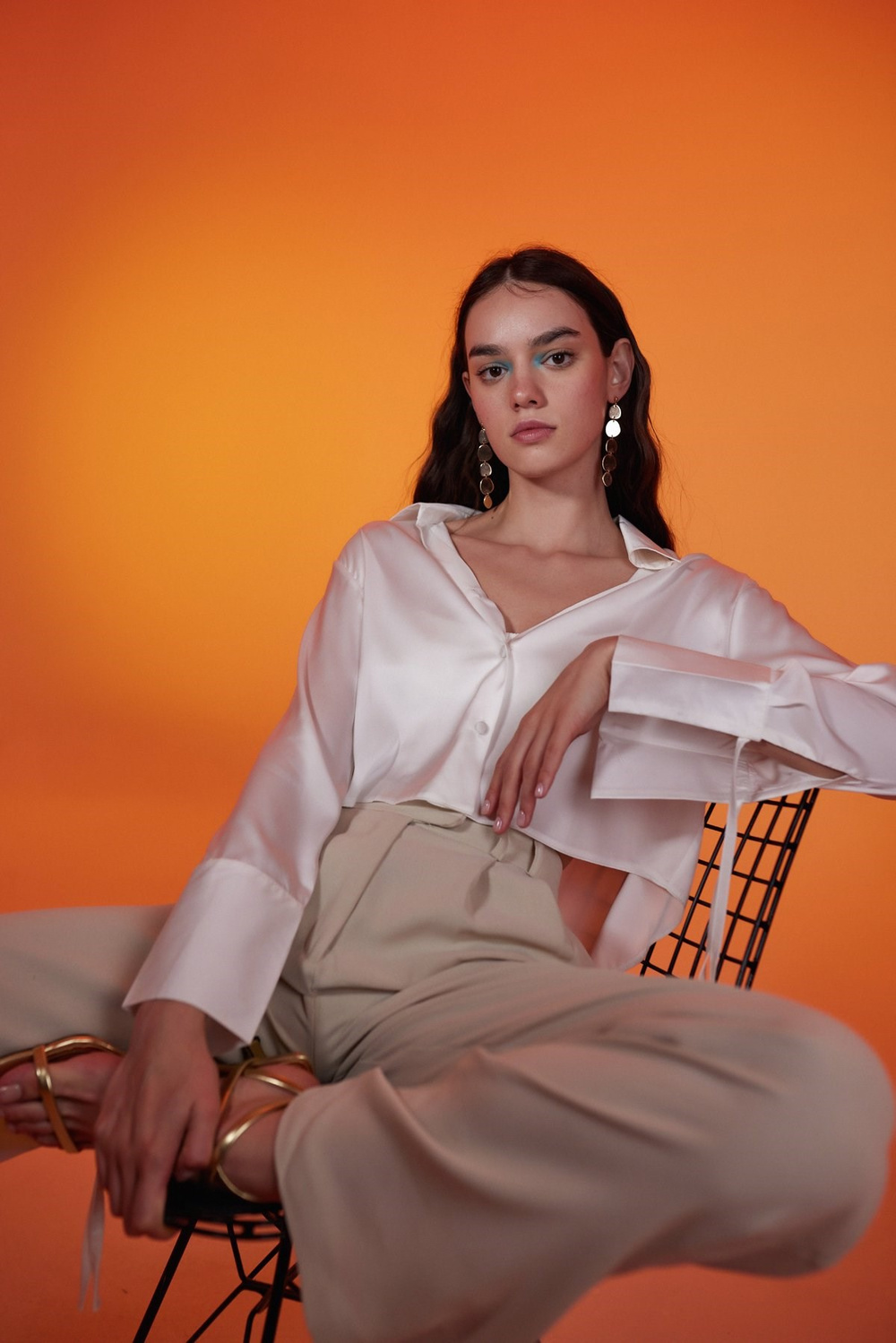 Silky Shirt White