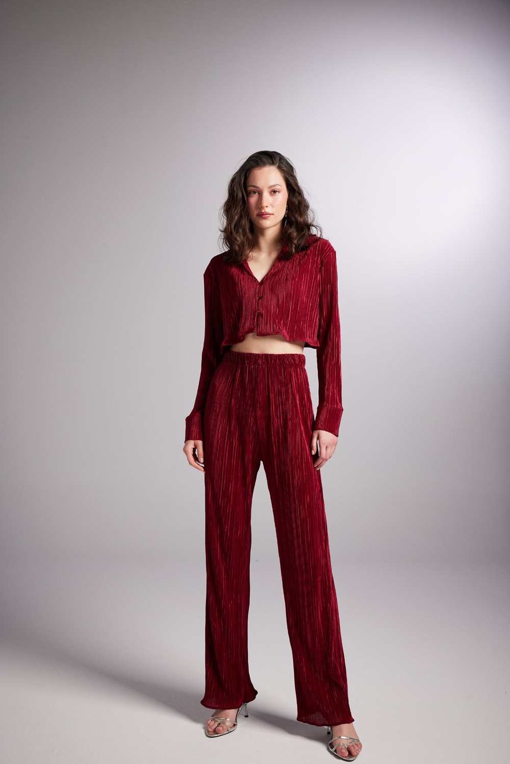 Comfy Trousers Claret Red