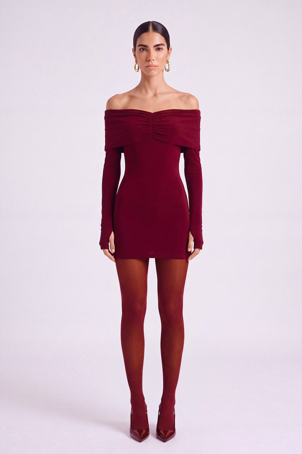 Dreamer Dress Burgundy