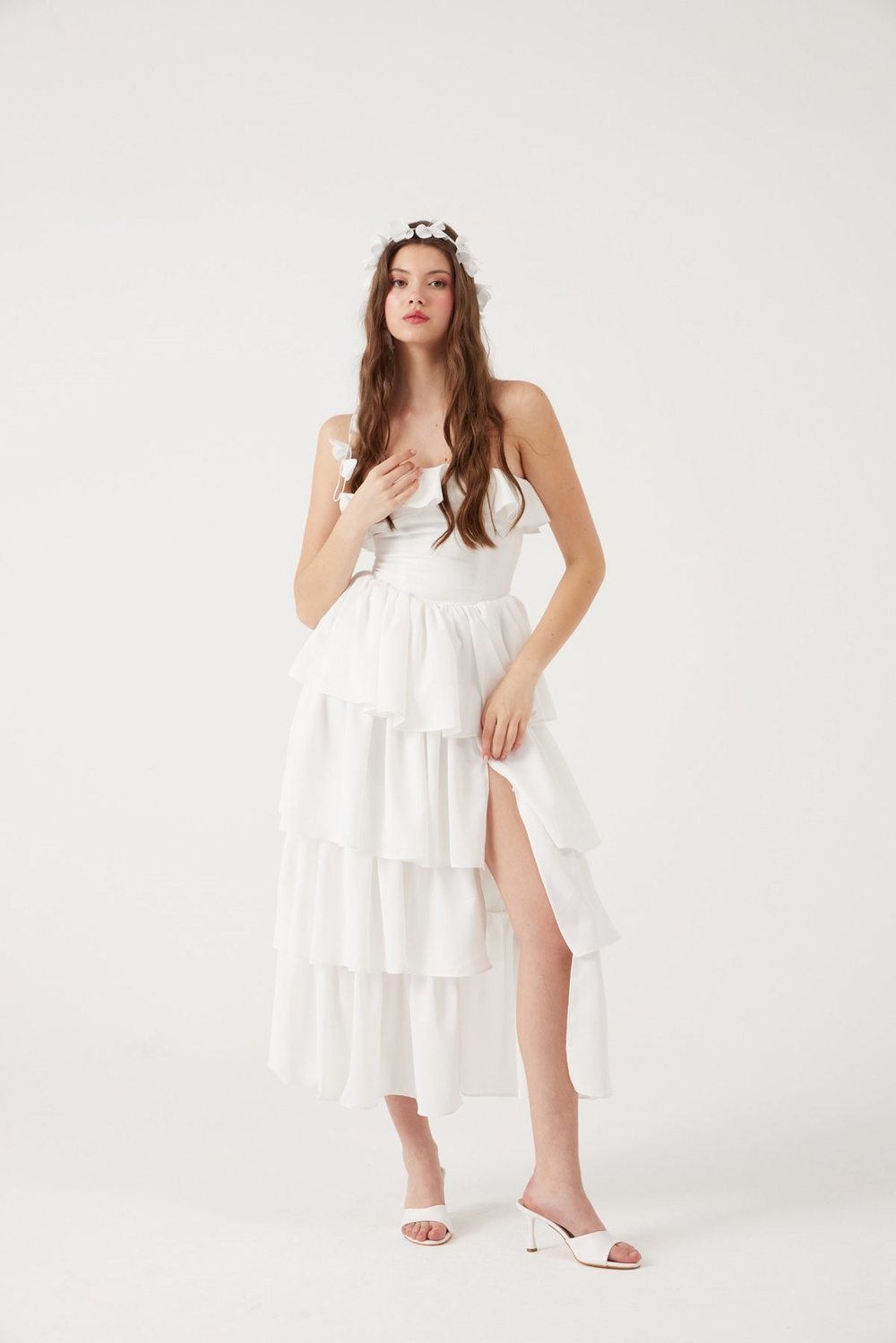 Gracie Dress White